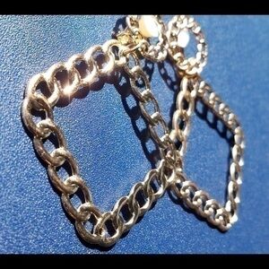 Circle To The Square Flat Link Earrings